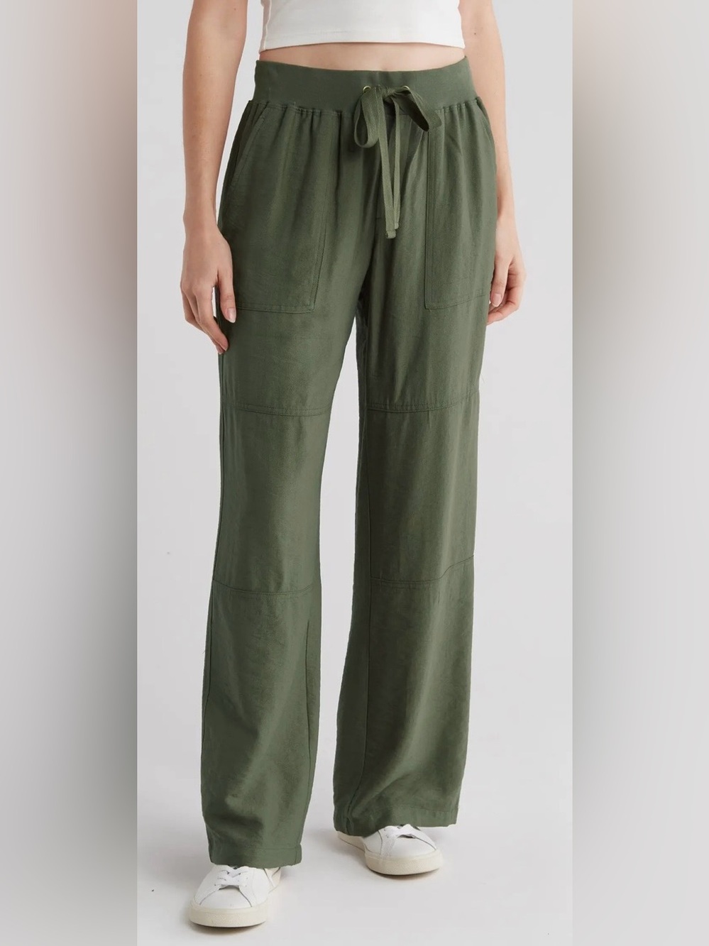 Sanctuary Twill Wide Leg Pants